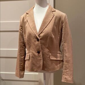 Classic Camel Corduroy Talbots Petite Women's Blazer